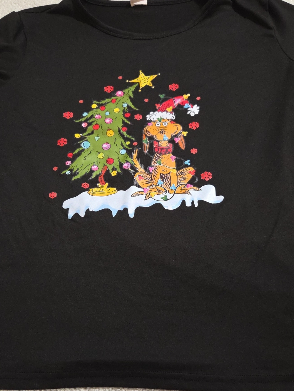 DR SEUSS HOW THE GRINCH STOLE CHRISTMAS MAX THE DOG TSHIRT